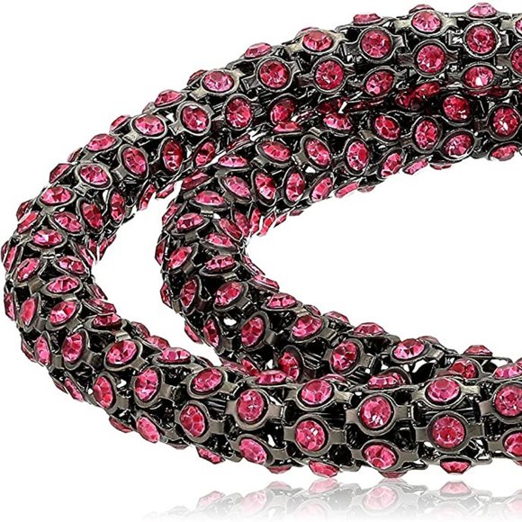 2 BCBG Pink/Blk Bracelet - Picture 2 of 4